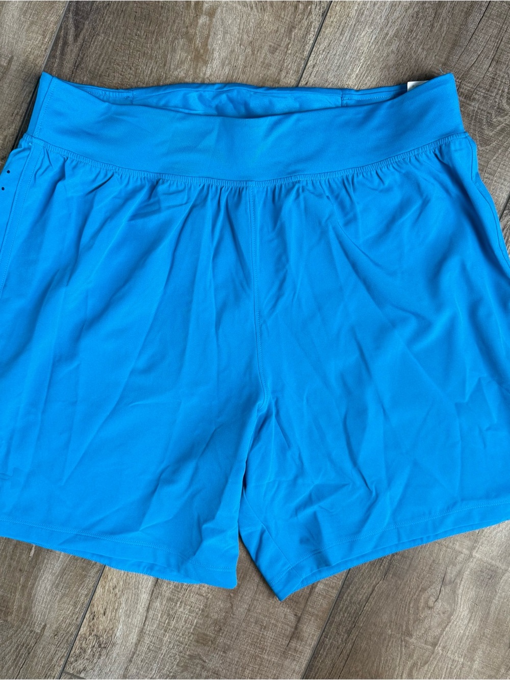 Under Armour SpeedPocket Running Shorts Blue Men’s Large Athletic Drawstring